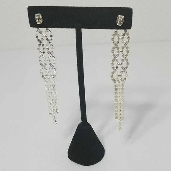 2 For 30 Diamond Studed Costume Earrings N… - Picture 3 of 4
